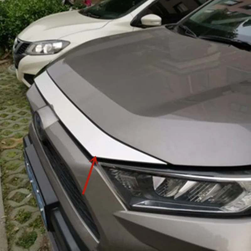 Передняя капот двигателя декоративная крышка отделка для toyota rav4 rav 4 xa50 2019 2020