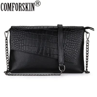 comforskin european and american female clutch bags new arrivals 100 genuine leather women messenger bag women handbag sales