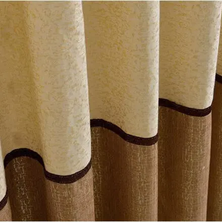 coffee cloth Роскошные современные шторы из синели, сшитые Птичье гнездо, для спальни, гостиной, кофе, французские оконные шторы, WP221C - Цвет: coffee cloth
