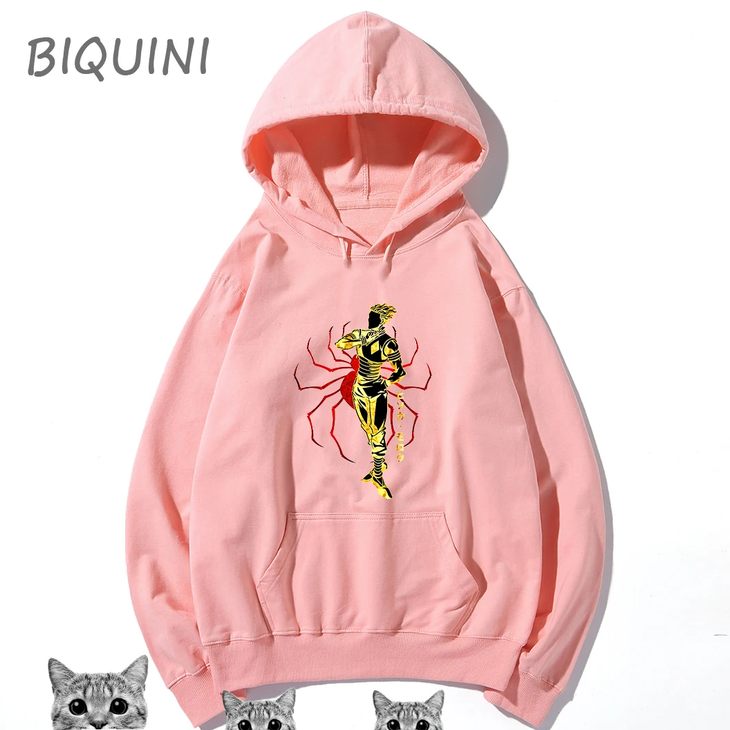 

Hisoka morow Anime hoody Tops Men Women Cat Kawaii Poleron Mujer Kangaroo Pocket oversized hoodie women