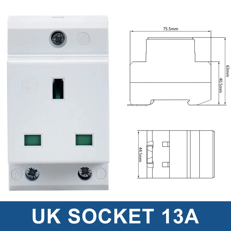 UK US FR EU AU IT DIN рейка розетка 250V 16A промышленная AC30 питания | Обустройство дома