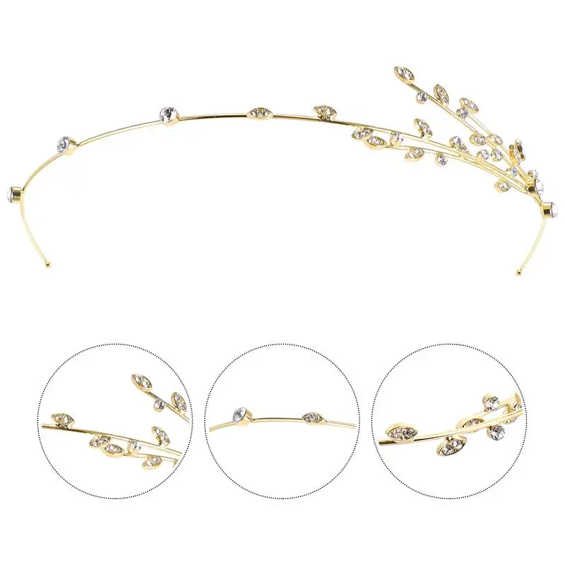 

Rhinestone and Artificial Diamond Headdress Hair Decor Head Accessory Headband