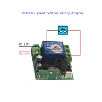 12v 10a 1ch remote control switch 433mhz universal switch module 12v 315mhz 433mhz