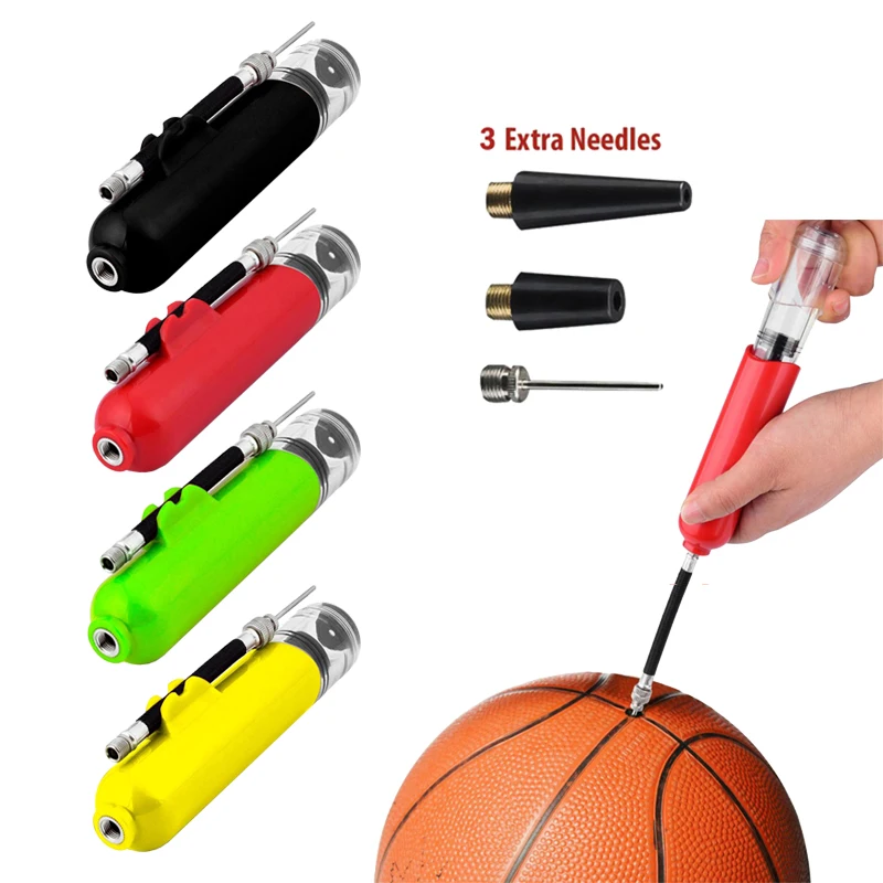 

Portable Mini Ball Pump Basketball Football Volleyball Inflator Pump Inflatable Needle Nozzle Accessories Bicycle Sport Supplies