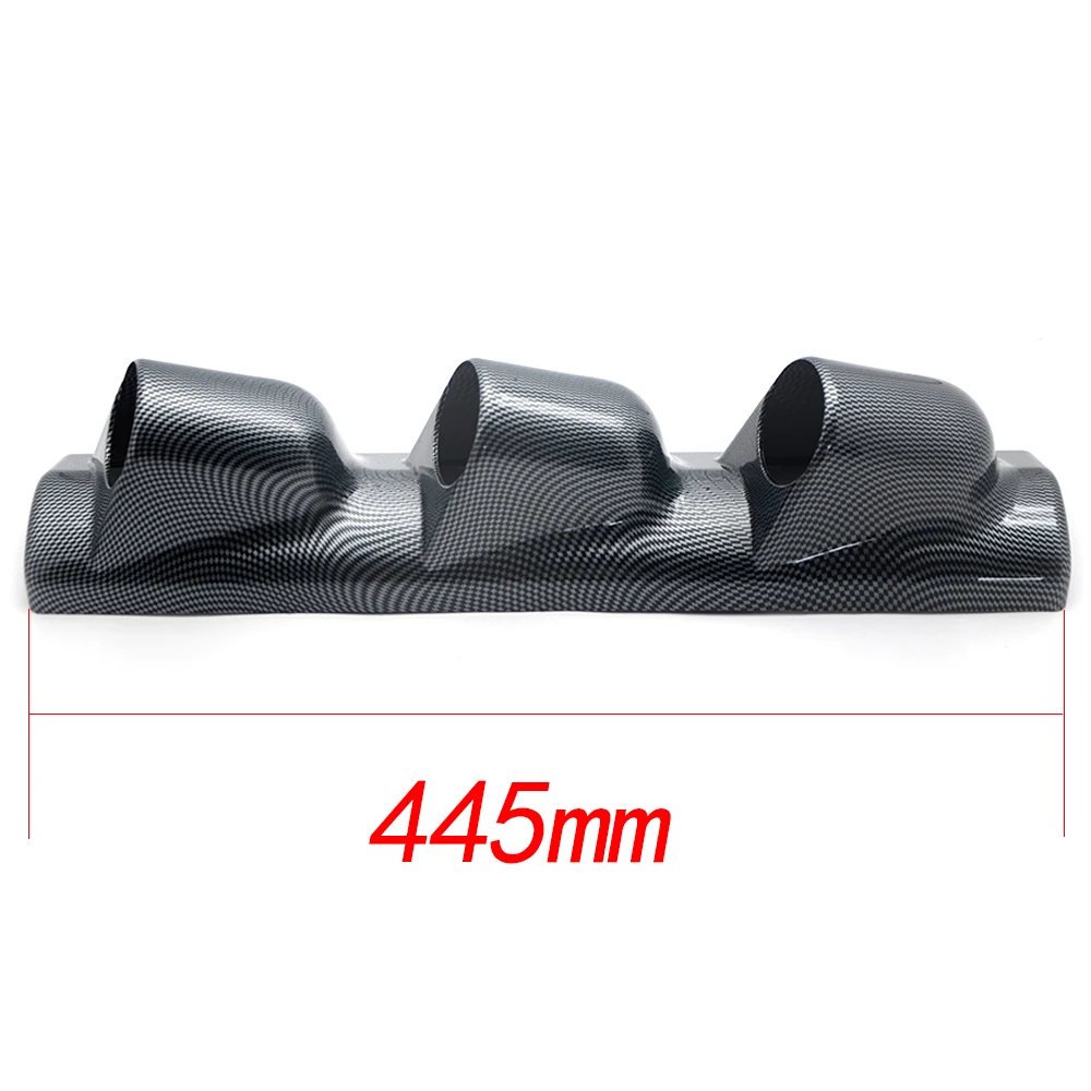 DRAGON GAUGE CARBON 2 &quot52 мм Универсальный A PILLAR с тройными отверстиями измерительный