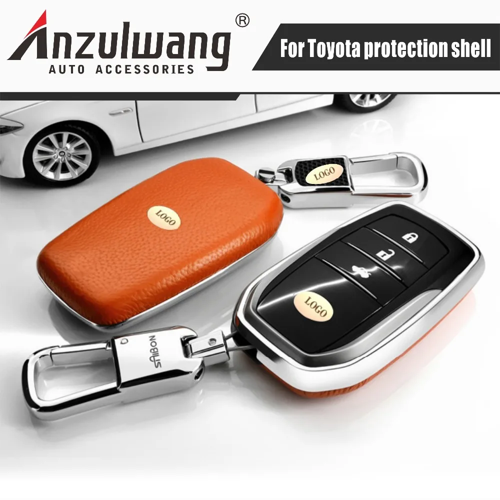 2017 Новый автомобильный чехол для ключей Toyota Prado Reiz Corolla Camry|key case for car|car key shell casecar