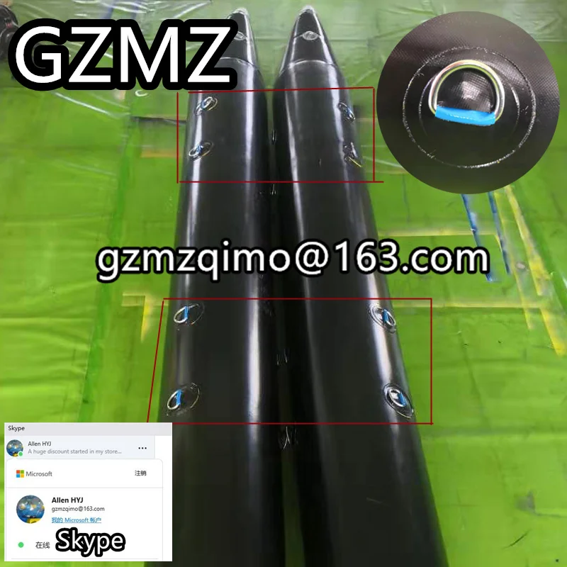 MZQM 3 м длина пвх надувные банановые понтоны трубы плавающие для воды велосипед