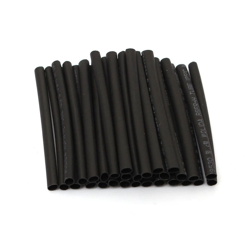 

127* Weatherproof Heat Shrink SleevingTube Assortment Kit Black Glue Practical