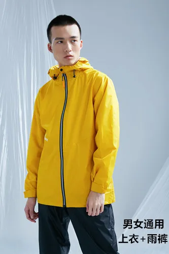 

Travel Outdoors Set Scooter Raincoat Pants Hiking Waterproof Adult Poncho Men Rain Coat Jacket Impermeables Rain Gear BW50YY