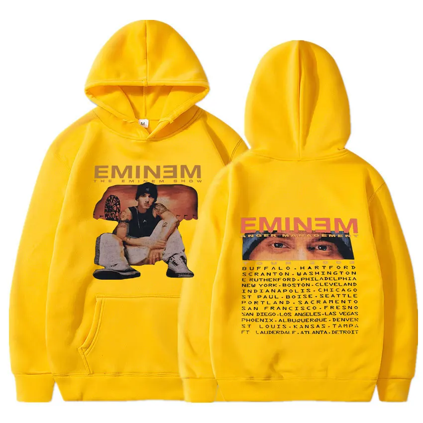Худи Eminem Anger Management Tour 2002 винтажная забавная Толстовка в стиле Харадзюку с
