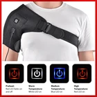 Теплотерапевтический плечевой ремень, регулируемый нагревательный плечевой бандаж, рельефный тендинит, жесткий сустав рана боль, инструмент для ухода за здоровьем