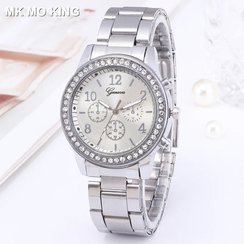 2019 классические роскошные стразы часы Для женщин модные женские Relogio Feminino Reloj Mujer