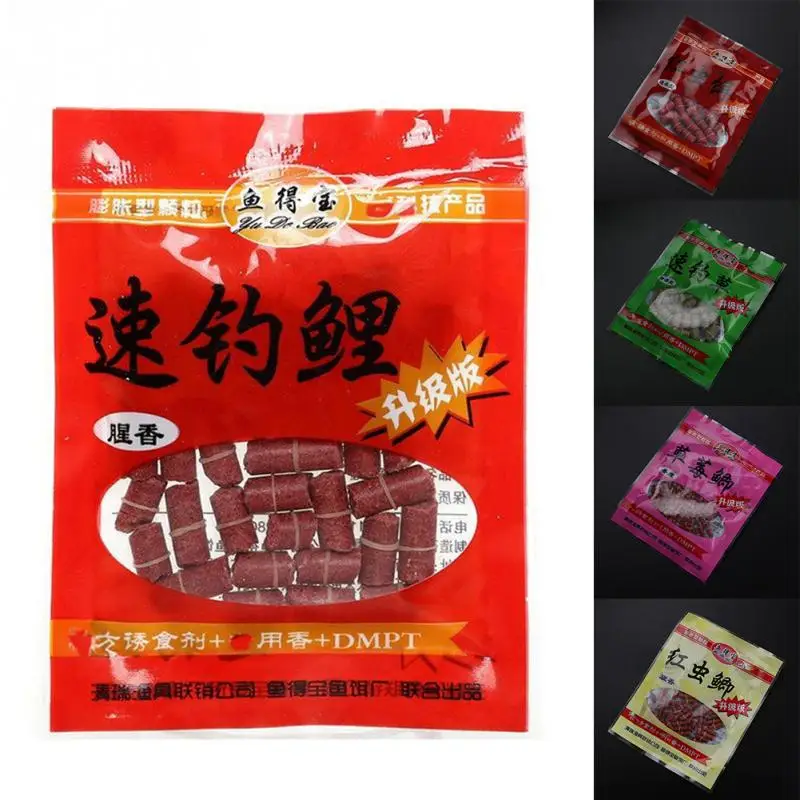 60 70 штук пакет приманки Красный запах трава наживка для ловли Карпов грубые