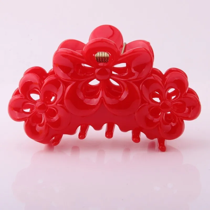 Заколка для волос Прозрачная в форме цветка 9 см| |