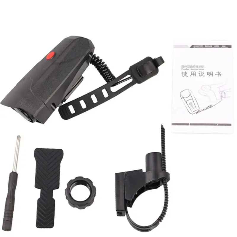 

Bike Horn Electronic Bicycle Bell 110dB Waterproof 3 Adjustable Sound Modes Part 24BD