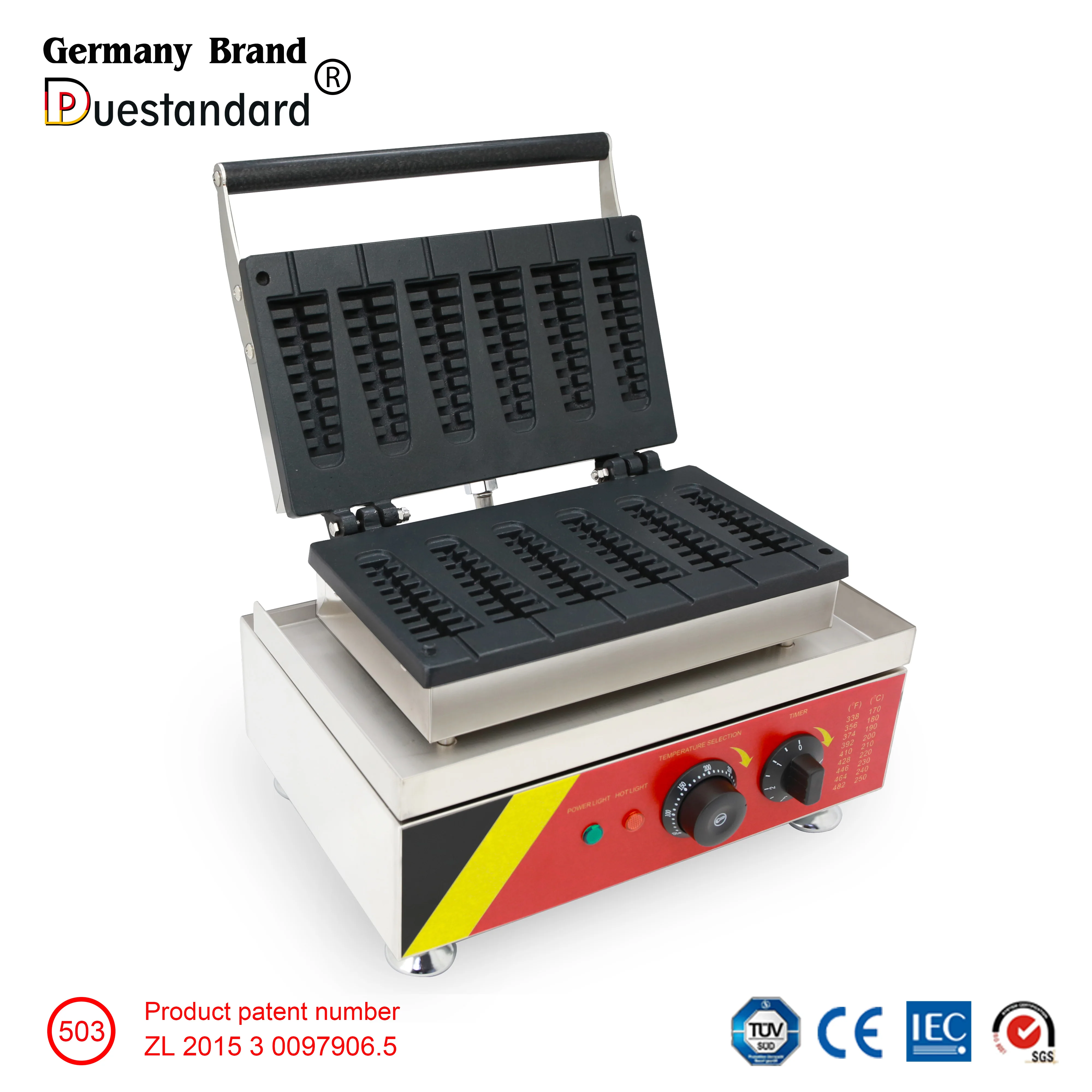 Немецкая немецкая электрическая вафельница на палочке с сосновым деревом по