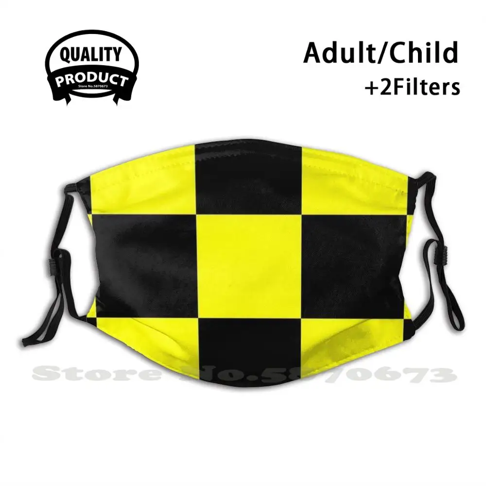 

Маска для лица желтая и черная, 3 шт.