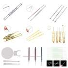 Инструмент для удаления ушей Очиститель воска, палочки для удаления ушной серы, кюретка, многоразовый инструмент для чистки ушей, пружинная ложка, инструмент для очистки ушей