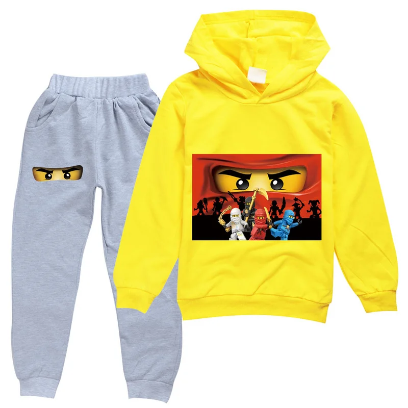 2-16 шт. детский спортивный костюм кофта с капюшоном и штаны |