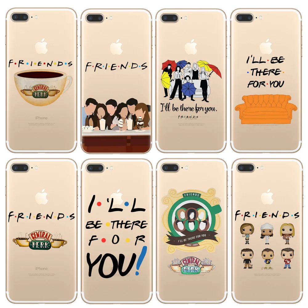 For iPhone 11 Pro X XR XS Max 7 8 6 6S Plus 5 5S SE Phone Case Friends TV Show Funny Central Perk Park TPU Soft Cover Coque Capa
