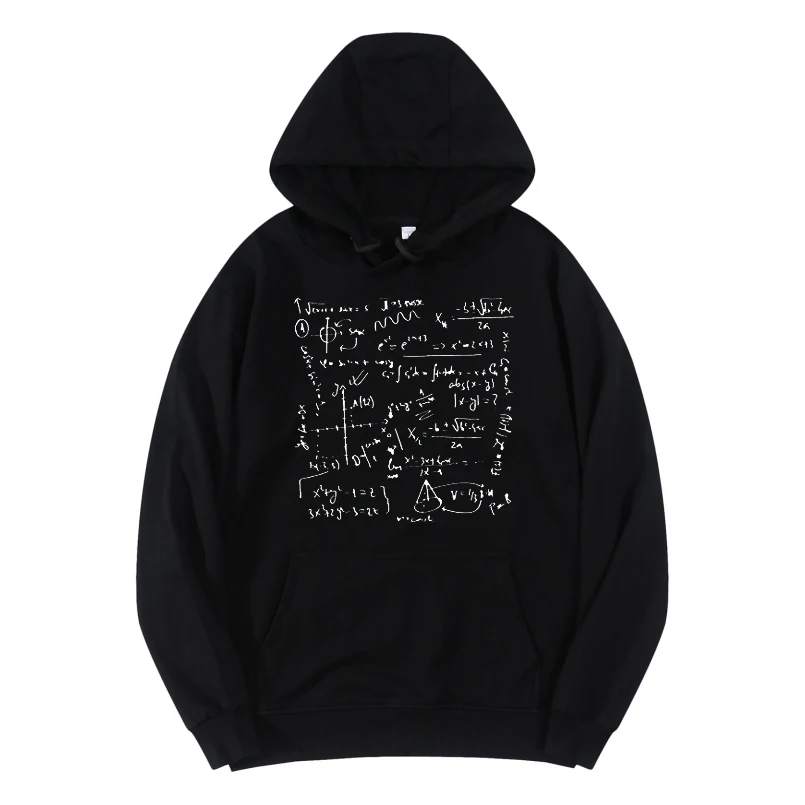 

Physics math chemistry hoodies men creative casual sweatshirt men oversize cotton tops the Big Bang Theory Geek men clothes