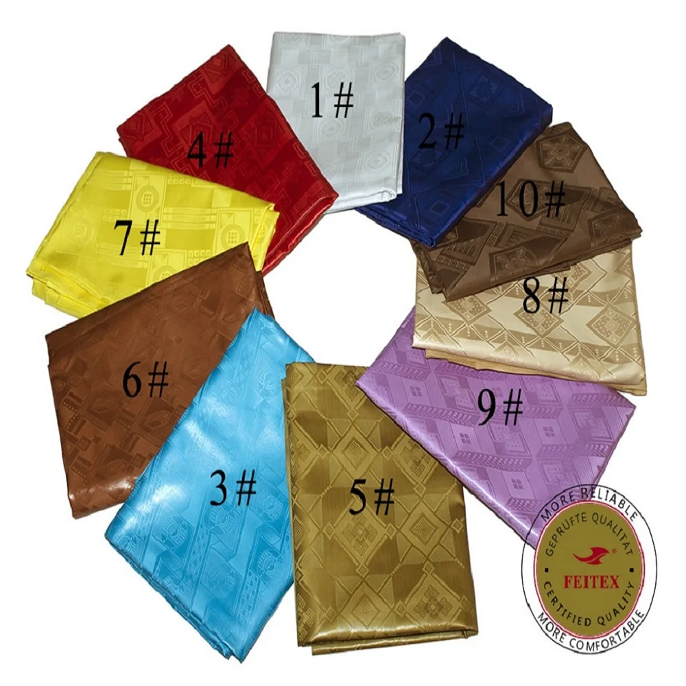 Немецкое качество новый узор желтая парчовая ткань из Гвинеи Bazin богатая для