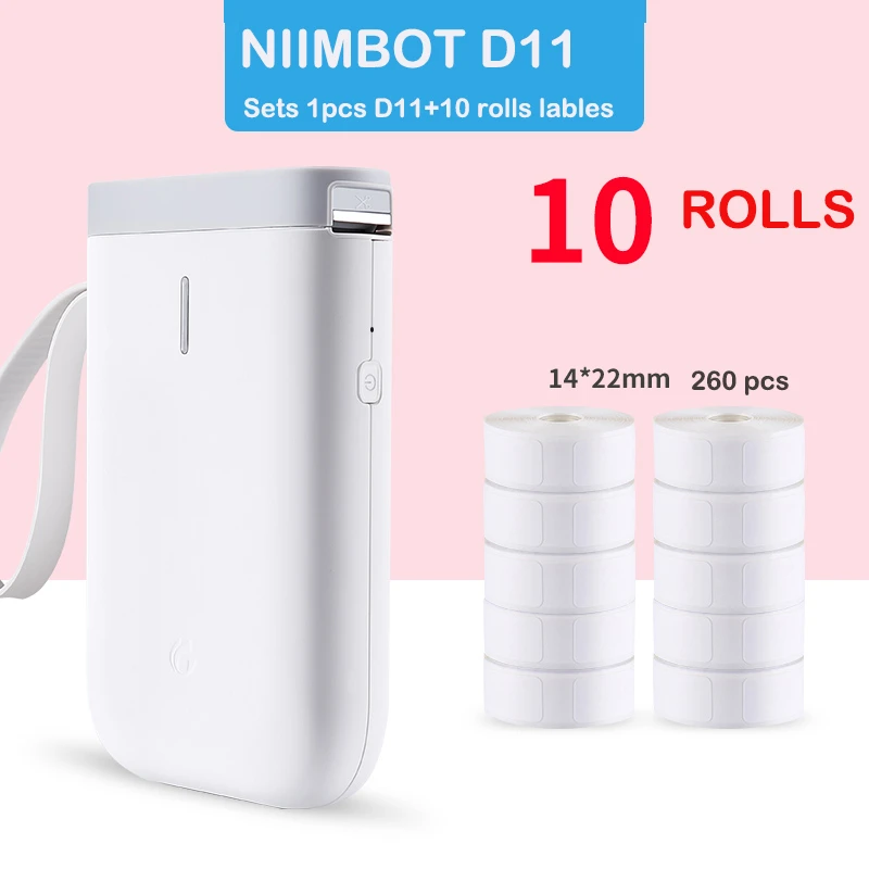 Специальная цена принтер Niimbot D11 D110 термоэтикетка бумага дата производства