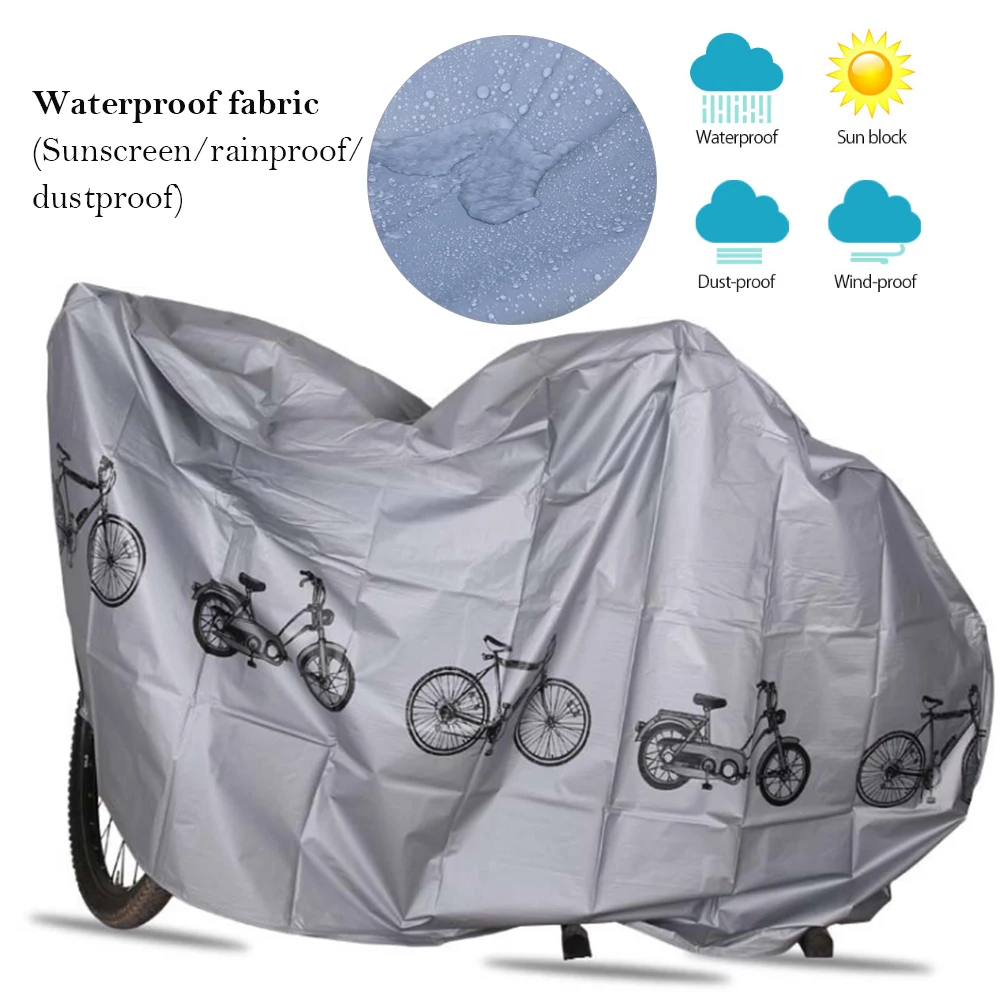 

Hot Sale Waterproof Bicycle Cover Bike Rain & Dust Proof Sunshine Covers UV Bike Gear Cycling Accessories For Dropshipping