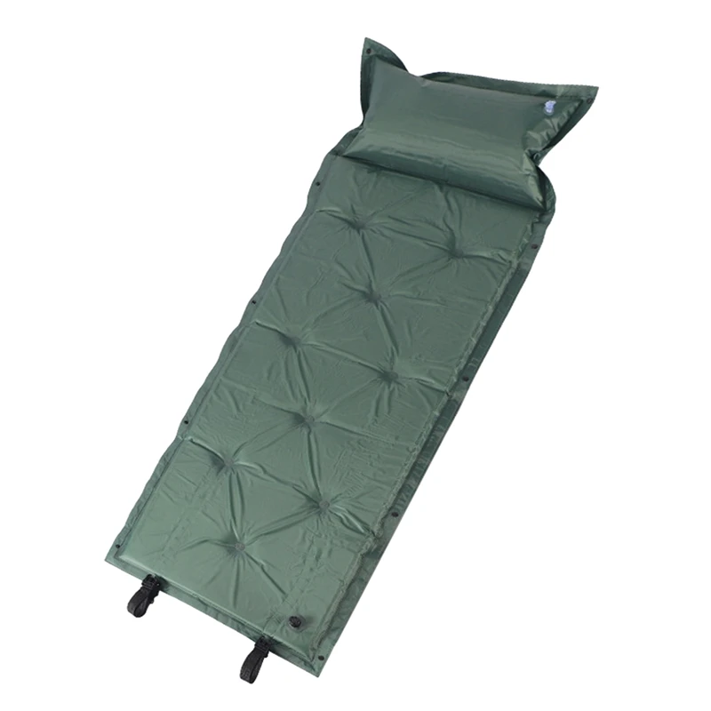 

Camping Sleeping Pad Camp Sleep Air Mattress with Pillow Ultralight Portable Fast Inflatable for Travel