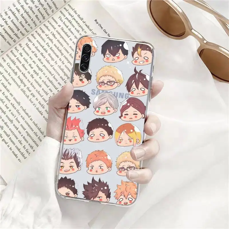 

Haikyuu Hinata attacks Phone Case Transparent for Samsung s9 s10 s20 Huawei honor P20 P30 P40 xiaomi note mi 8 9 pro lite plus
