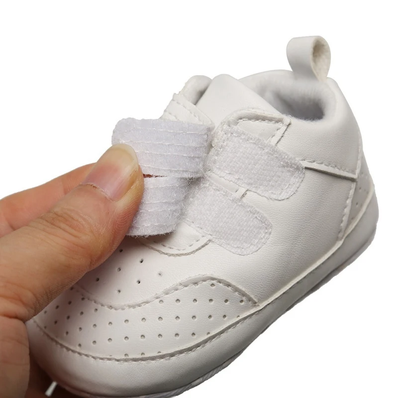 

Newborn Baby Shoes Autumn Fashion Baby Boys Girls Anti-Slip Sneakers Toddler Soft Soled Casual PU Shoes