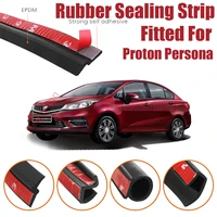 door seal strip kit self adhesive window engine cover soundproof rubber weather draft wind noise reduction for proton persona