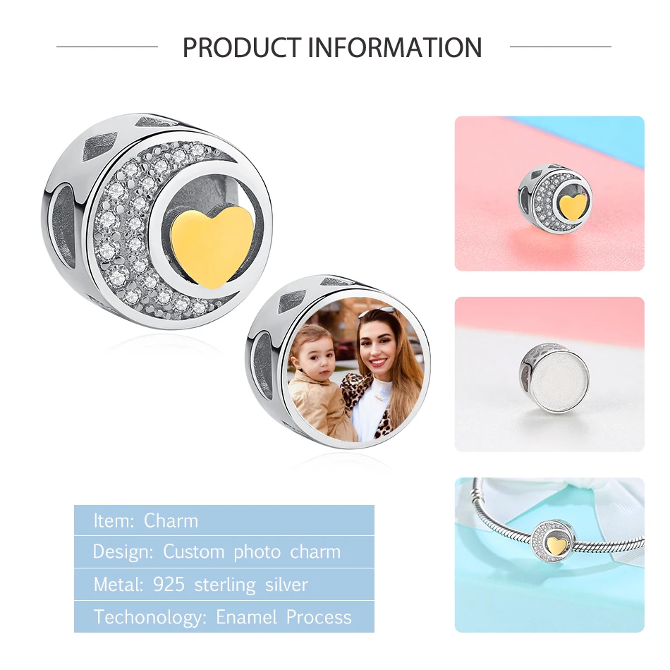 Подвеска-Шарм из серебра 925 пробы с кристаллами | Украшения и аксессуары