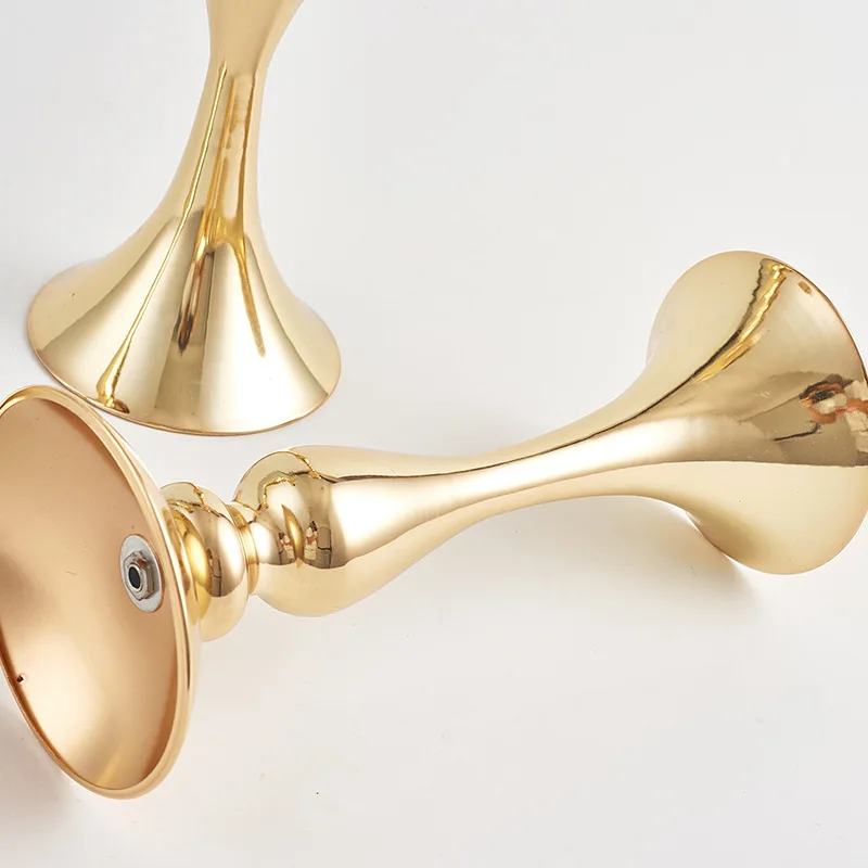 Qinwa Русалка Золотая свеча держатели кофейный обеденный столик центральный