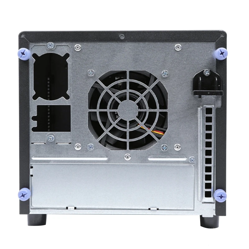 Мини ITX Горячая замена 4 Bays NAS Облачное хранилище IPFS сервер|Корпуса для