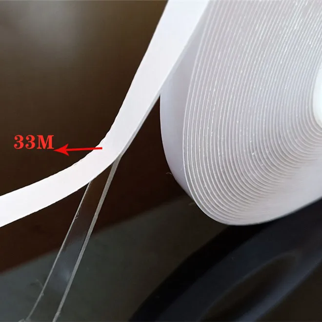 Клейкая лента vhb универсальная двухсторонняя прозрачная клейкая 33 м для