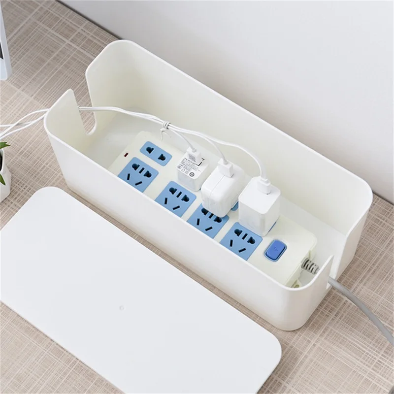 Ящики для хранения 3 размеров органайзер проводов коробка управления кабелями