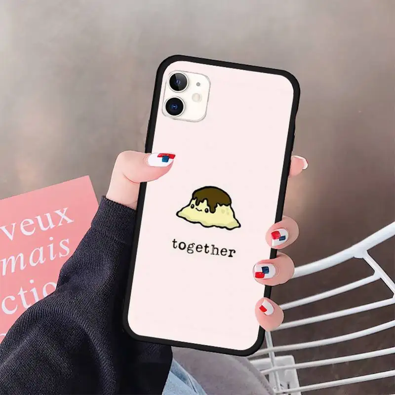 

Milk Biscuits BFF Couple Cute cartoon luxury Phone Case funda for iPhone 11 12 pro XS MAX 8 7 6 6S Plus X 5S SE 2020 XR