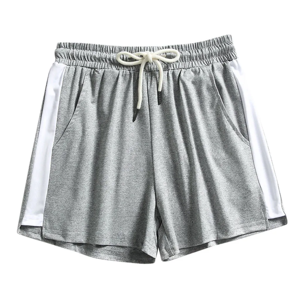 

Casual Women fashion Lady Spring and summer Polyester Variety of solid colors motion Short Pants h4