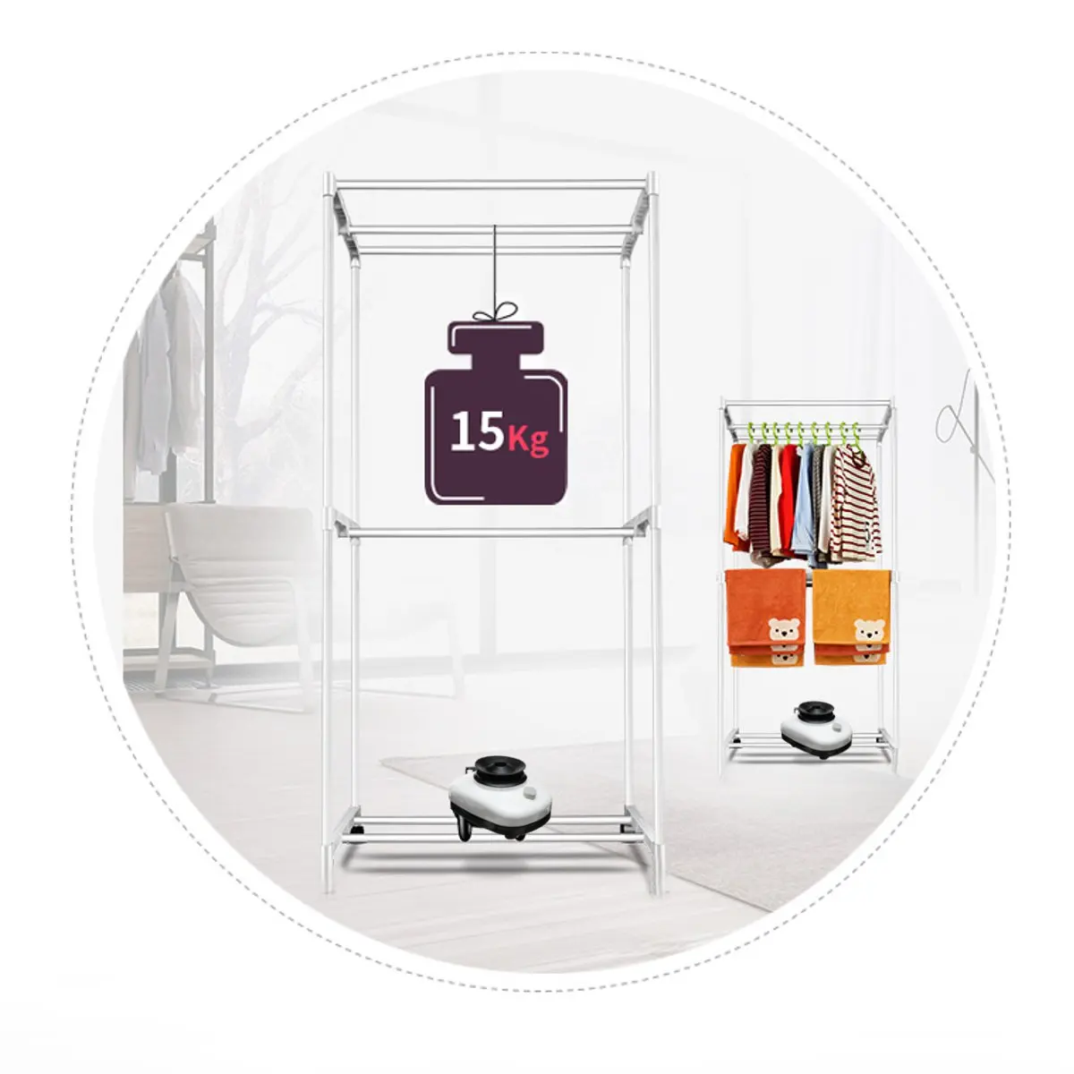 220 В 1000 Вт портативная электрическая сушилка складной шкаф для одежды Детская