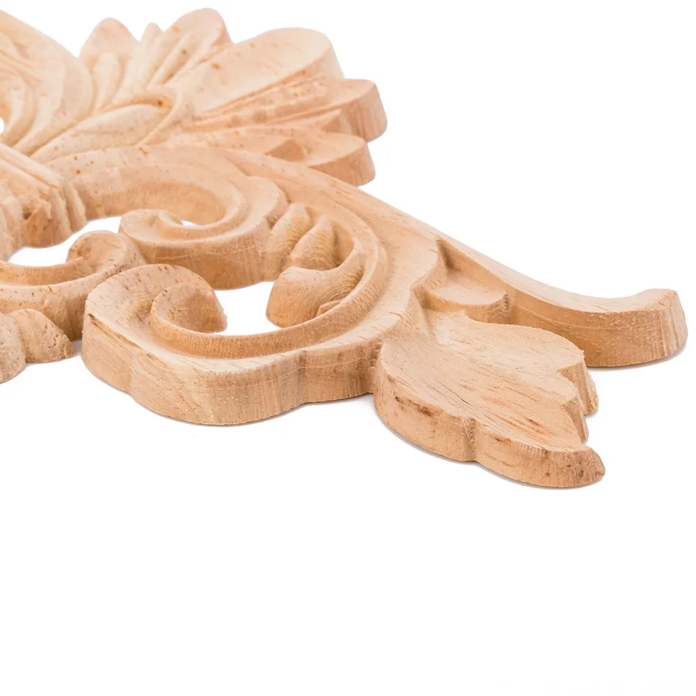 Резьба по дереву украшение деревянная мебель Аппликация наклейка угловая рама