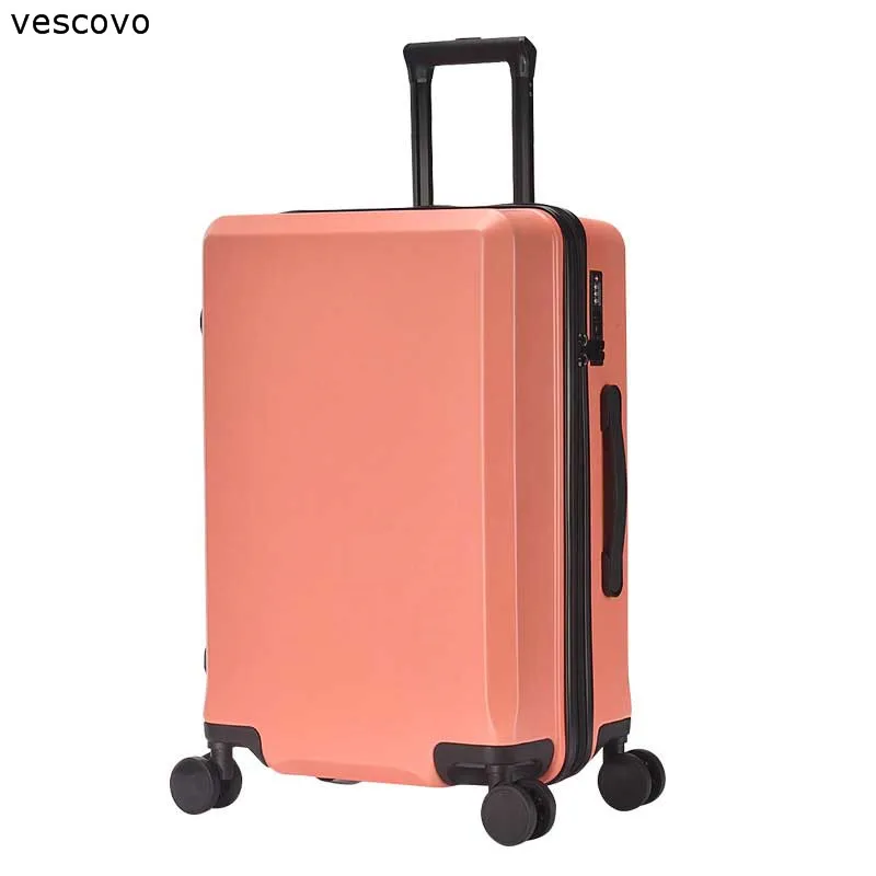 Чемодан на колесиках vescovo для мужчин и женщин модный Спиннер багажа 20/24/26