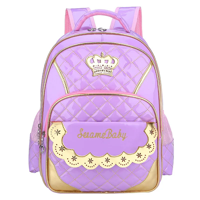 Children School Bags for Girls Crown Backpack Princess schoolbag Waterproof Kids Backpacks schoolbags mochila infantil