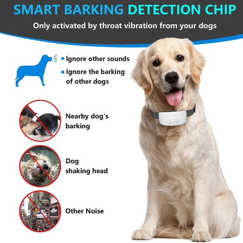 

Stop Barking Dog Trainer Prevent Barking Anti-Barking Dog Training Collar Durable Pet Training Supplies