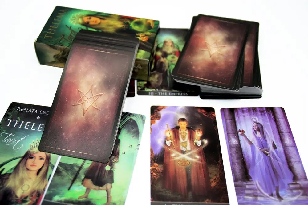 Карты Thelema Tarot Lo Scarabeo с глубокой мудростью и уровнем истинного вдохновения палуба
