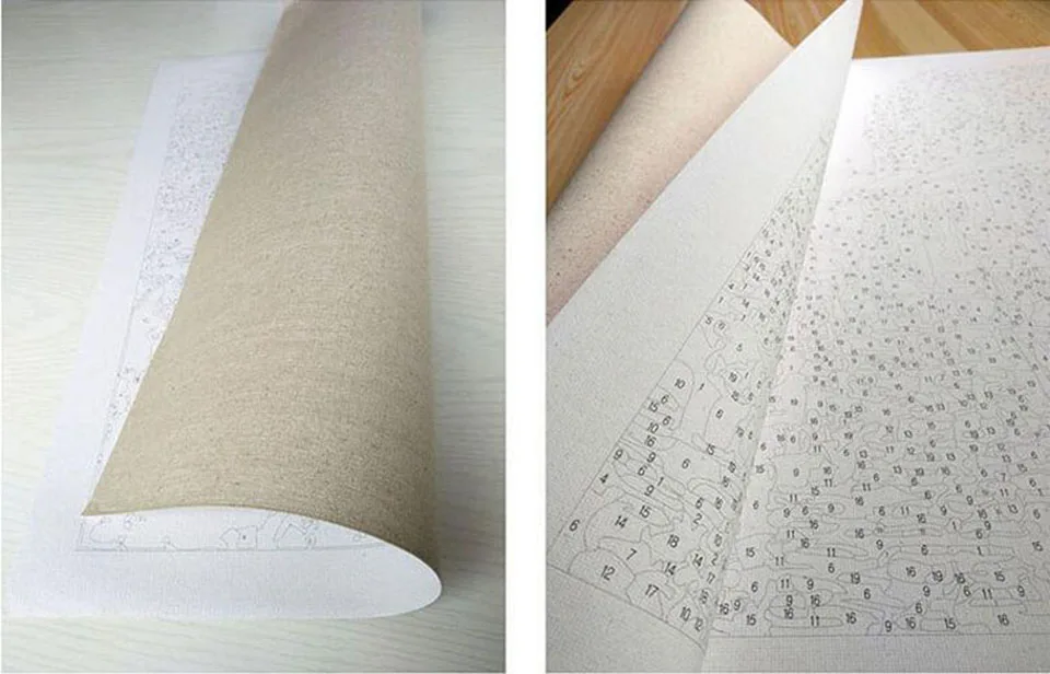 DIY рамка Ручная роспись холст картины маслом животные Розовый фламинго картины по номерам картина маслом на холсте ручной работы подарок