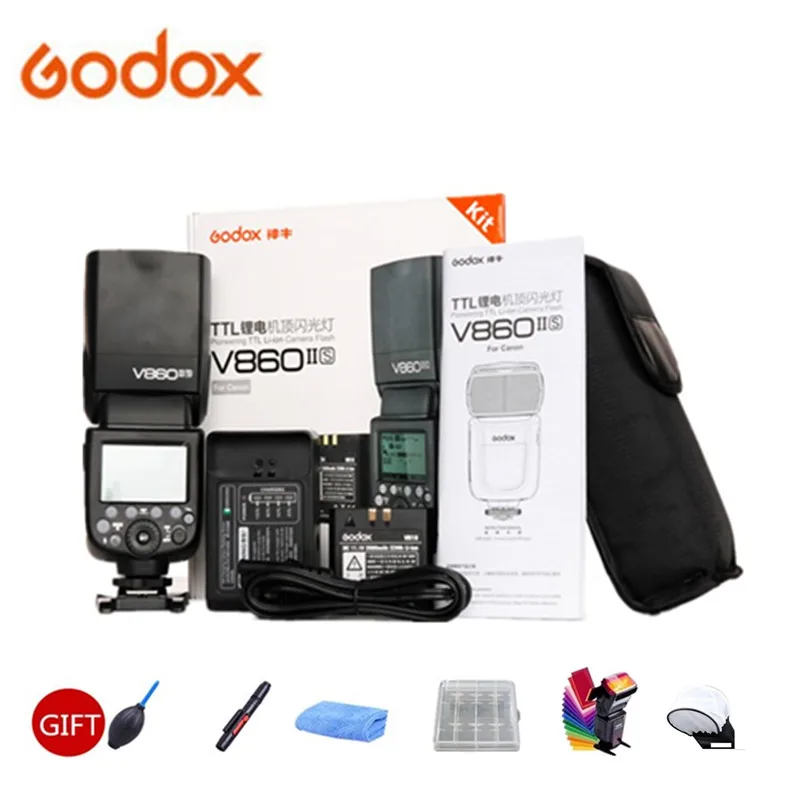 Godox Ving V860II S N C F O Вспышка Speedlite TTL HSS Li Battery для Sony Nikon Canon Olympus Fujifilm|Фотовспышки| |
