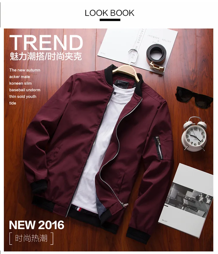 Лидер продаж брендовая куртка бомбер модная однотонная мужская бейсбольная с