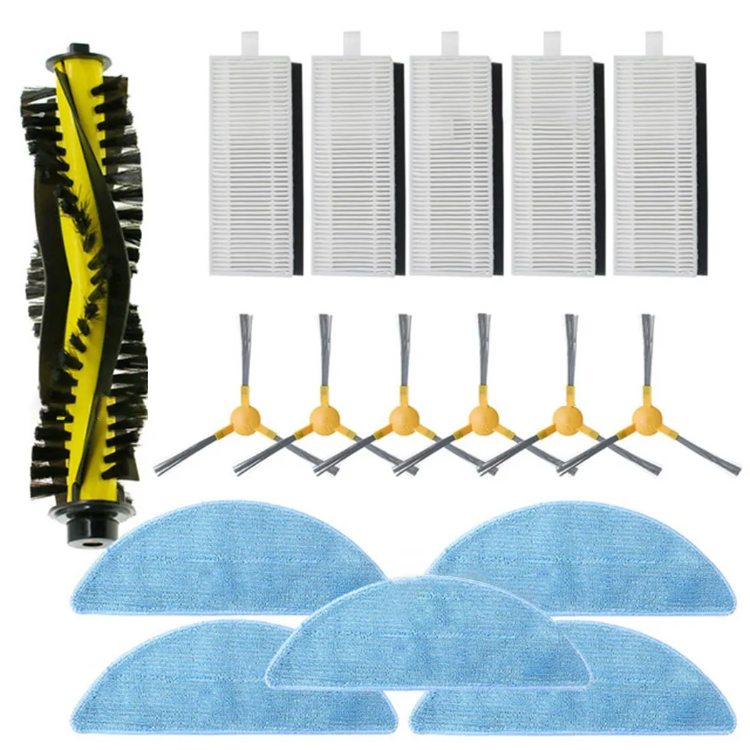 

Side Brush Filter Mop Cloth Roller Brushes Replacement Kits For NEATSVOR X500/X600 Vacuum Cleaner Accessories
