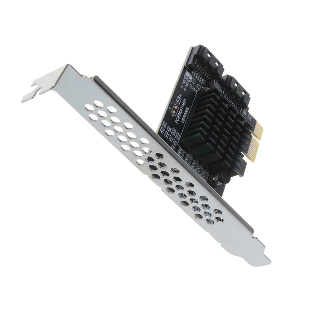 

PCI-E SATA Card PCI-E 1X Cards PCI Express To SATA 3.0 4ports SATA III 6Gbps Expansion Adapter Boards Add On Card